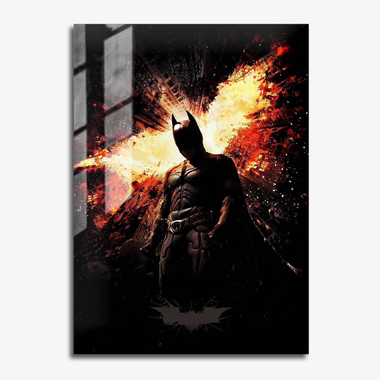 Flex Designs Metal Poster The Dark Knight Rises Textless 11 x 17" Home Goods - Movie 2012 Movie Metal Poster