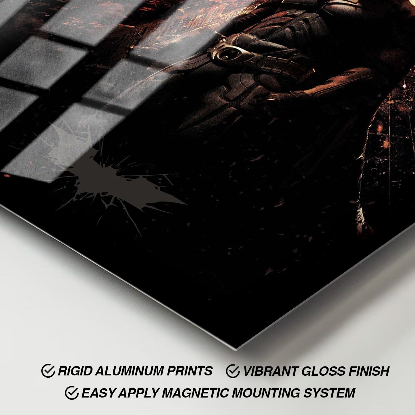 Flex Designs Metal Poster The Dark Knight Rises Textless 11 x 17" Home Goods - Movie 2012 Movie Metal Poster