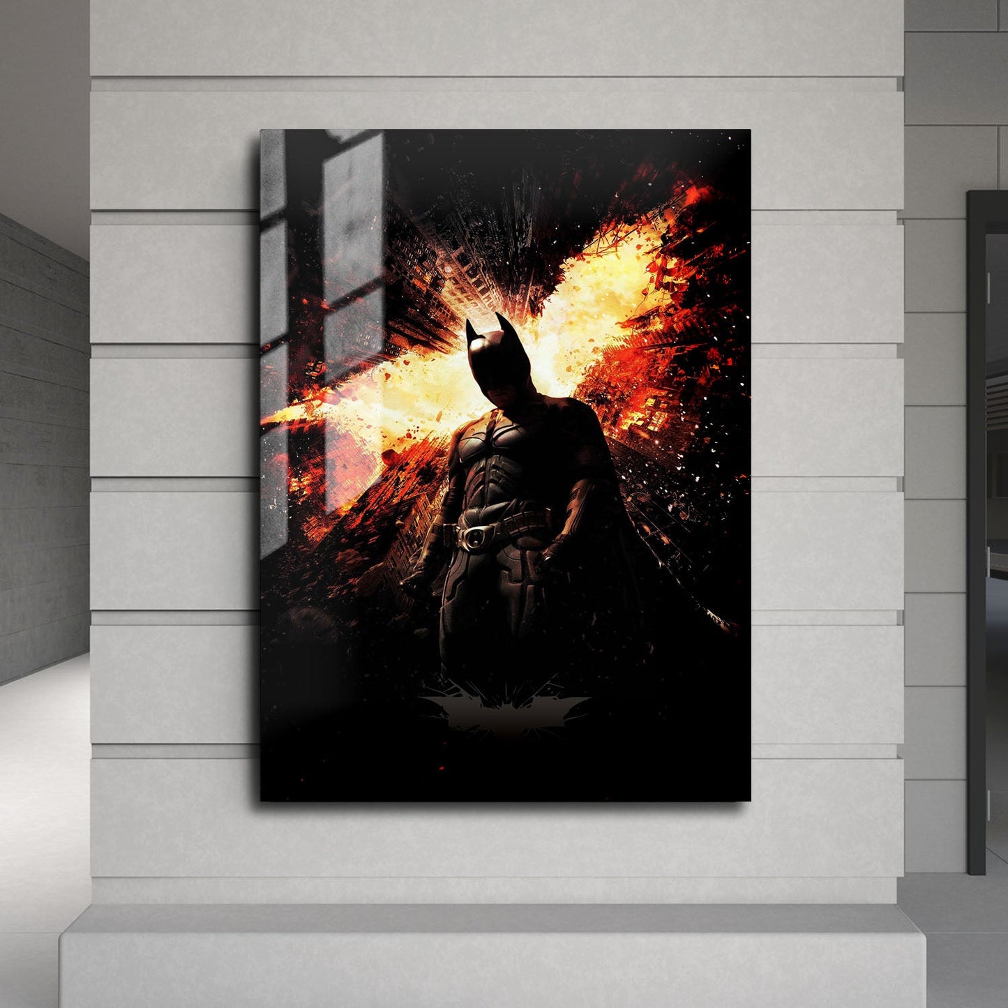 Flex Designs Metal Poster The Dark Knight Rises Textless 24 x 36" Home Goods - Movie 2012 Movie Metal Poster
