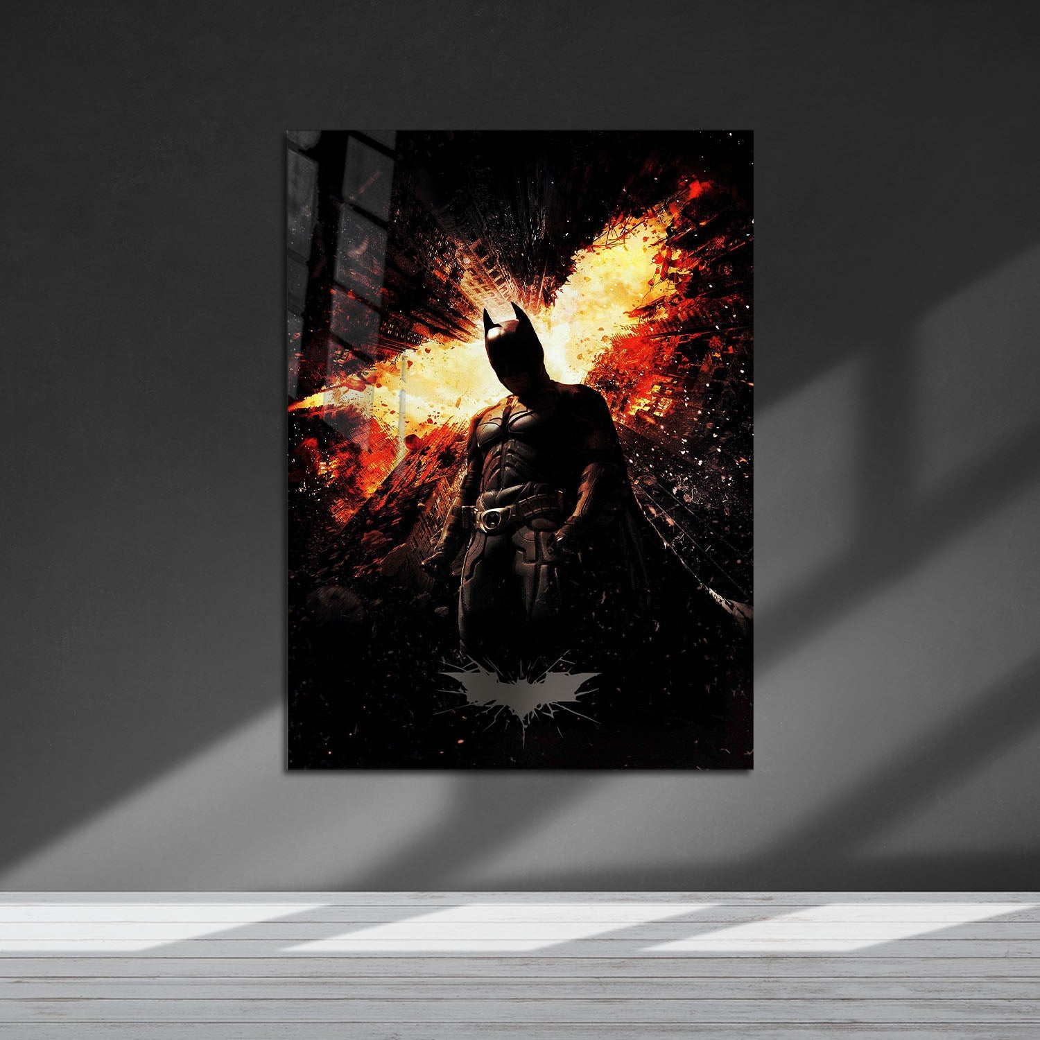 Flex Designs Metal Poster The Dark Knight Rises Textless 5 x 7" Home Goods - Movie 2012 Movie Metal Poster