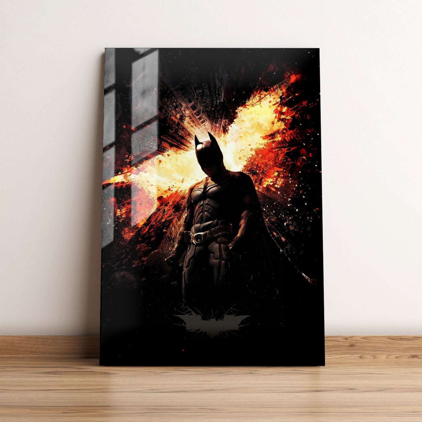 The Dark Knight Rises Textless Movie Metal Poster