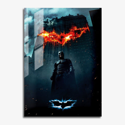 Flex Designs Metal Poster The Dark Knight Textless 11 x 17" Home Goods - Movie 2008 Movie Metal Poster