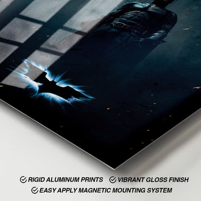 Flex Designs Metal Poster The Dark Knight Textless 11 x 17" Home Goods - Movie 2008 Movie Metal Poster