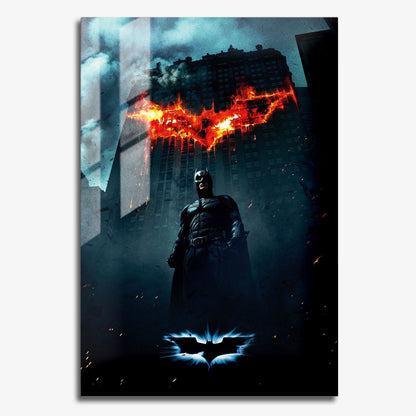 Flex Designs Metal Poster The Dark Knight Textless 11 x 17" Home Goods - Movie 2008 Movie Metal Poster