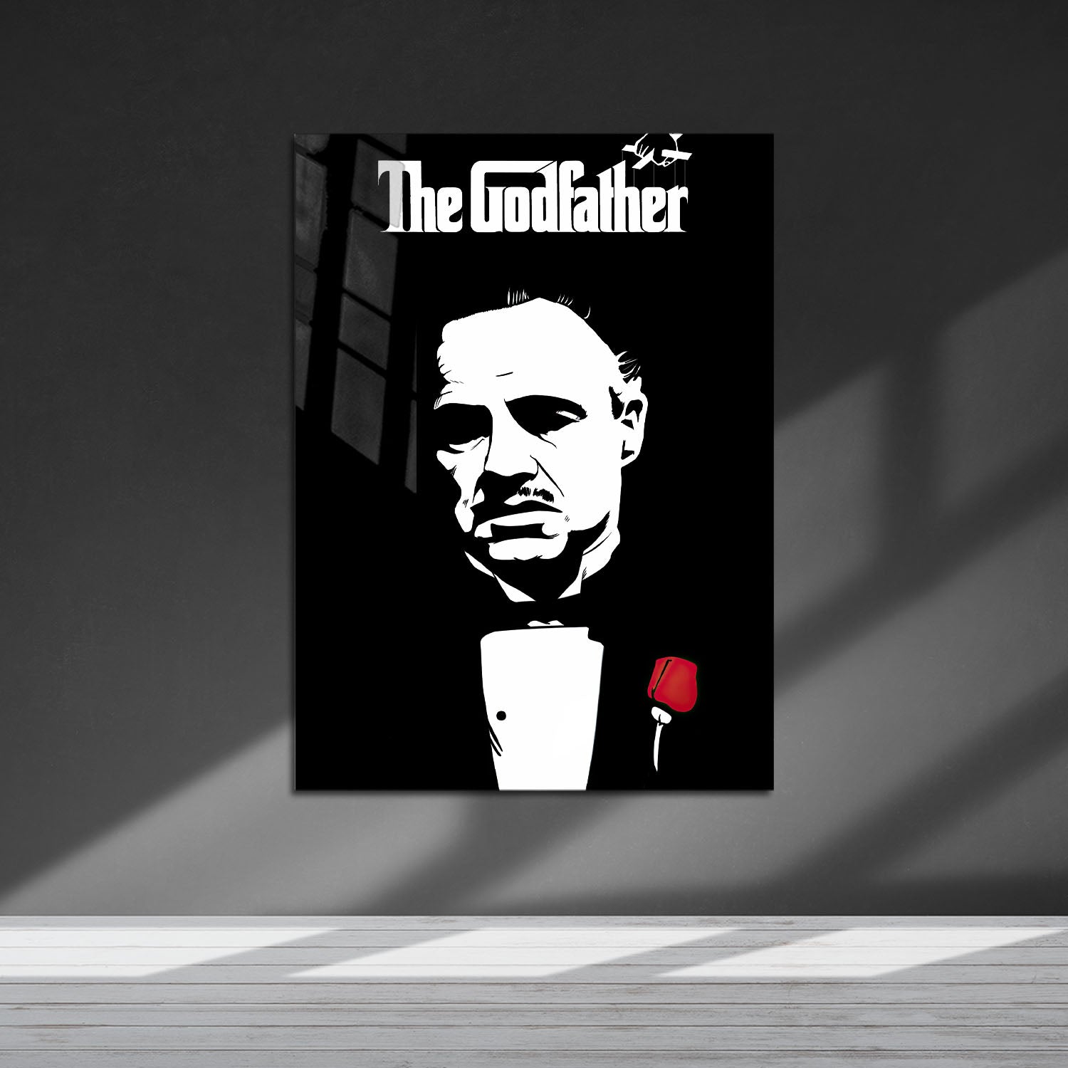 Flex Designs Metal Poster The Godfather Cinematic 5 x 7" Home Goods - Movie 1972 Movie Metal Poster