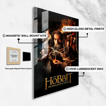 Flex Designs Metal Poster The Hobbit The Desolation of Smaug 16 x 24" Home Goods - Movie 2013 Movie Metal Poster