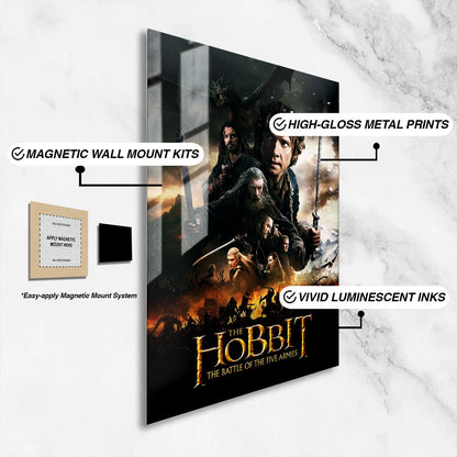 Flex Designs Metal Poster The Hobbit The Battle of the Five Armies 16 x 24" Home Goods - Movie 2014 Movie Metal Poster