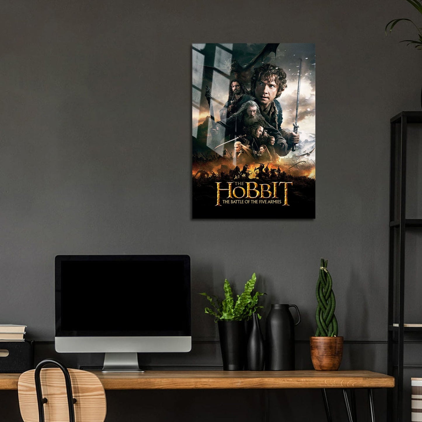 Flex Designs Metal Poster The Hobbit The Battle of the Five Armies 5 x 7" Home Goods - Movie 2014 Movie Metal Poster