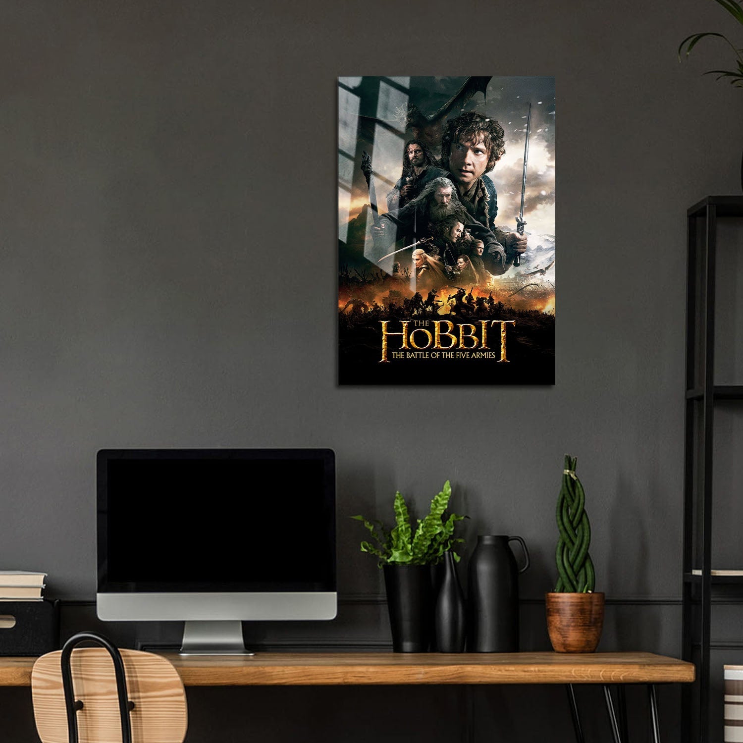 Flex Designs Metal Poster The Hobbit The Battle of the Five Armies 5 x 7" Home Goods - Movie 2014 Movie Metal Poster