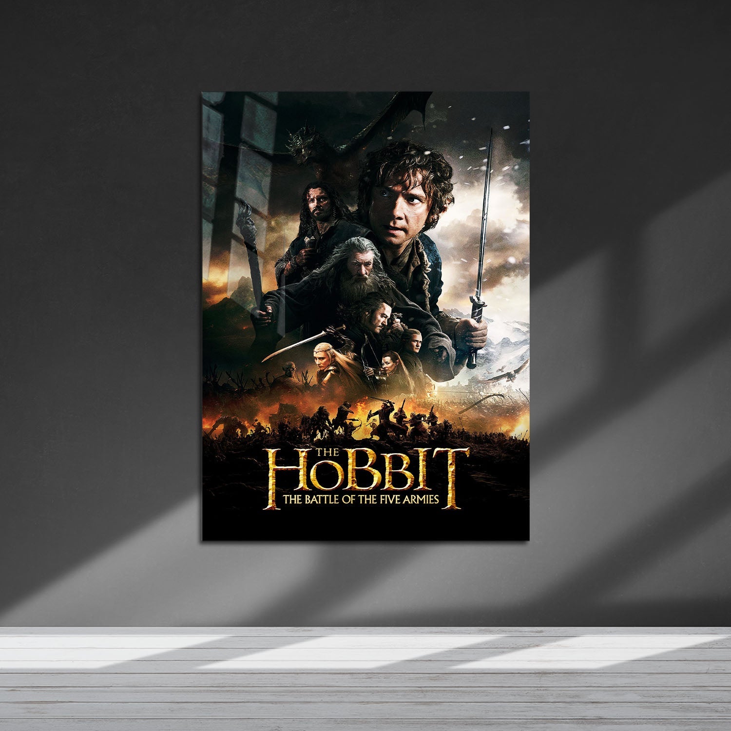 Flex Designs Metal Poster The Hobbit The Battle of the Five Armies 5 x 7" Home Goods - Movie 2014 Movie Metal Poster