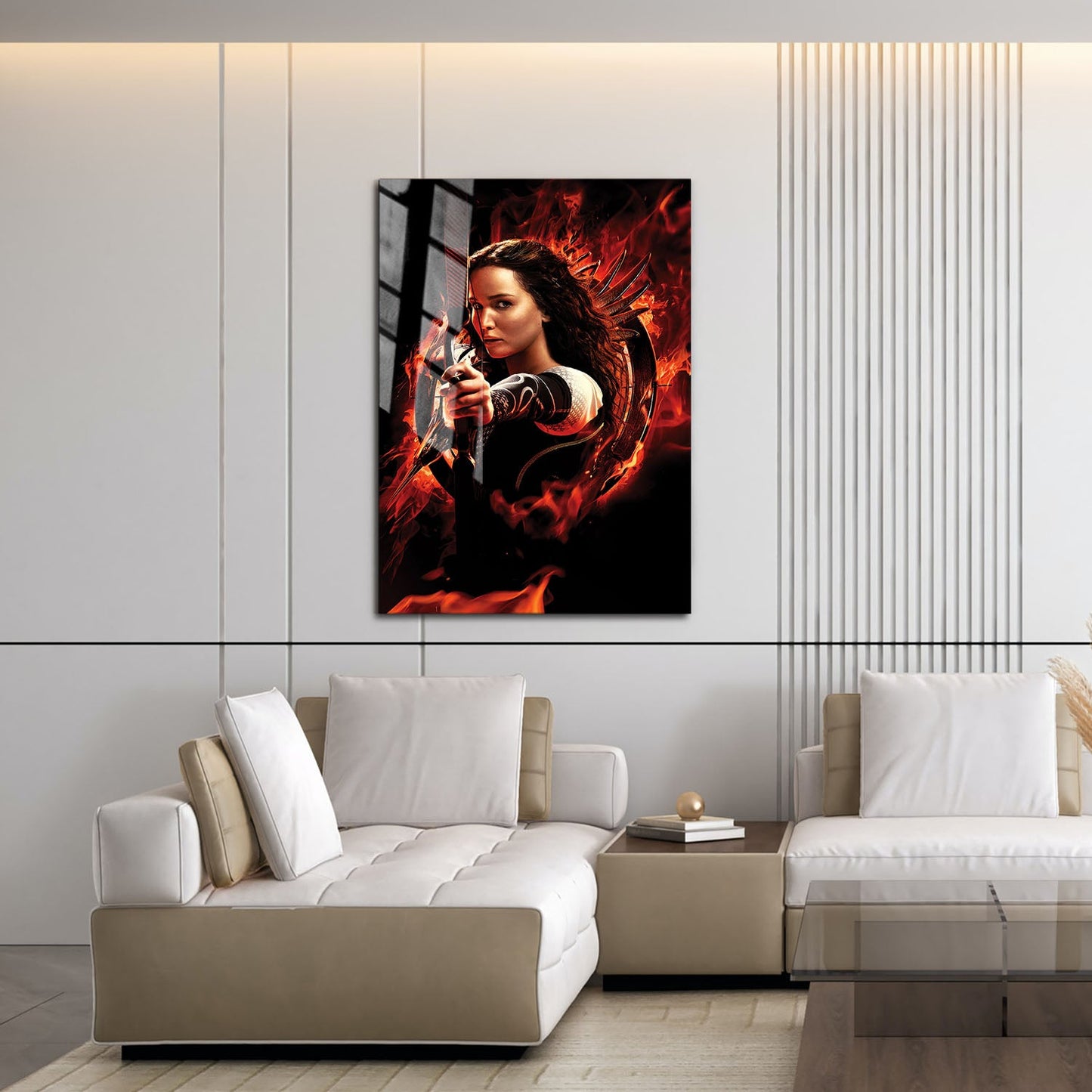 Flex Designs Metal Poster The Hunger Games Catching Fire Key Art 16 x 24" Home Goods - Movie 2013 Movie Metal Poster