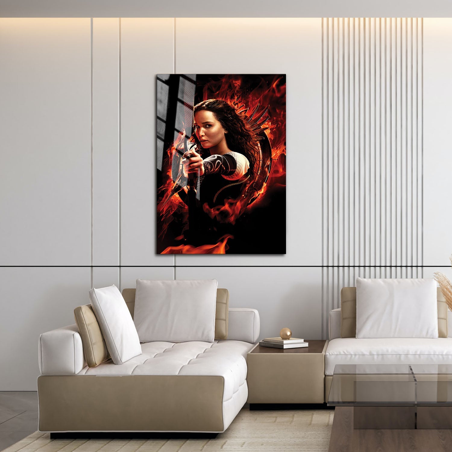Flex Designs Metal Poster The Hunger Games Catching Fire Key Art 16 x 24" Home Goods - Movie 2013 Movie Metal Poster