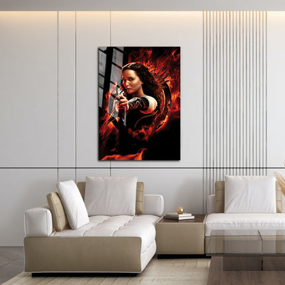 Flex Designs Metal Poster The Hunger Games Catching Fire Key Art 16 x 24" Home Goods - Movie 2013 Movie Metal Poster