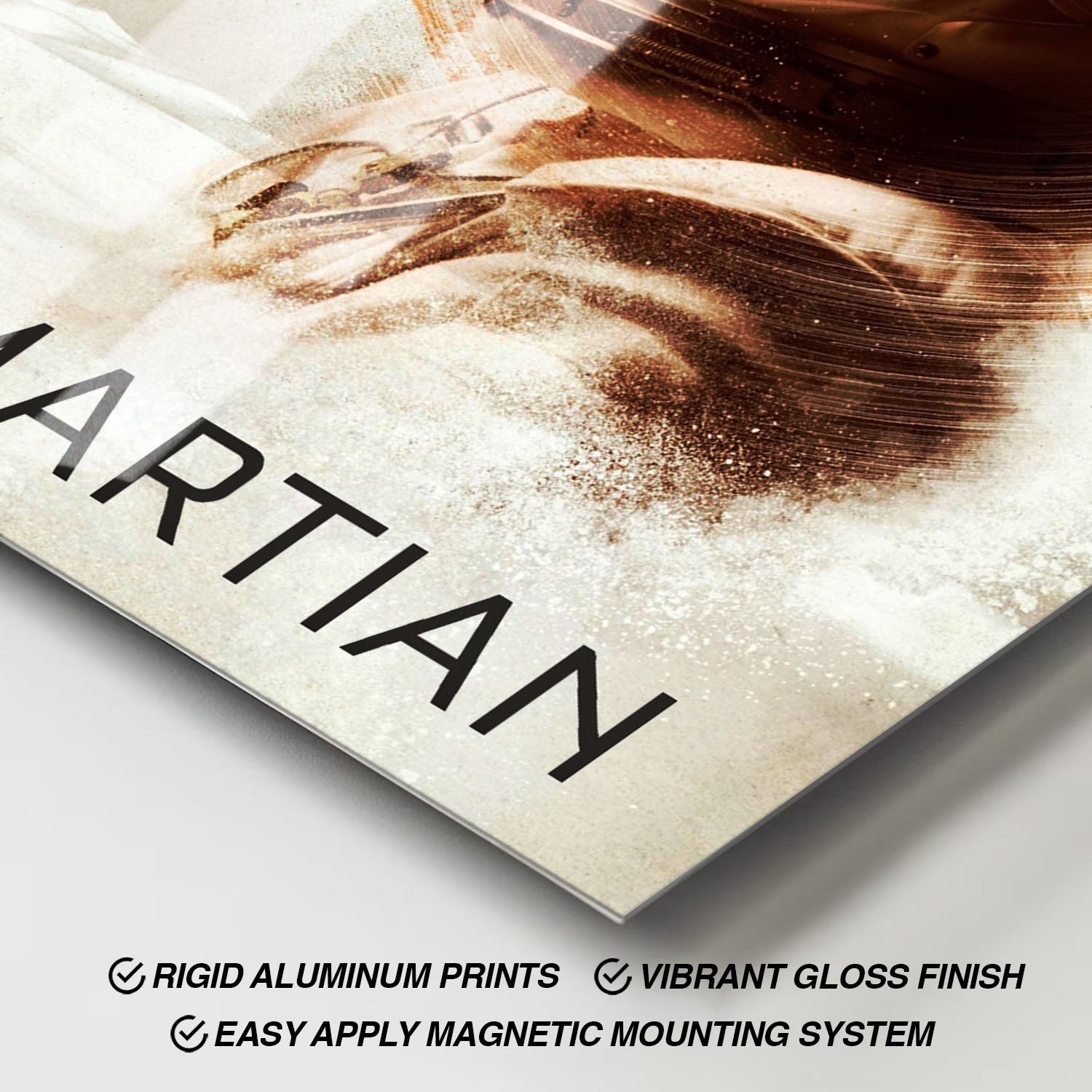 Flex Designs Metal Poster The Martian 11 x 17" Home Goods - Movie 2015 Movie Metal Poster