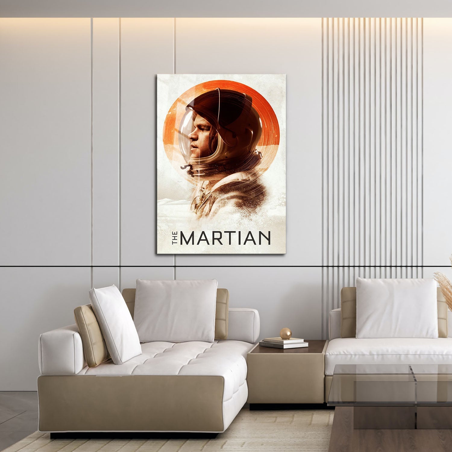 Flex Designs Metal Poster The Martian 16 x 24" Home Goods - Movie 2015 Movie Metal Poster