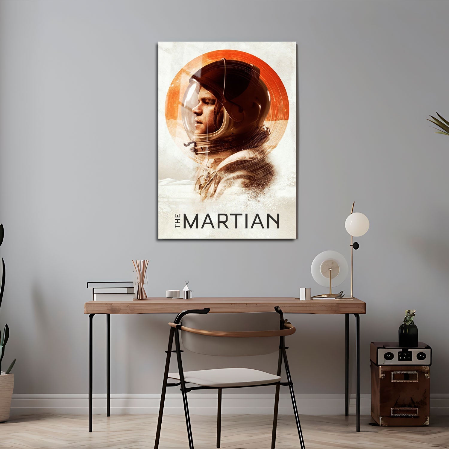 Flex Designs Metal Poster The Martian 24 x 36" Home Goods - Movie 2015 Movie Metal Poster