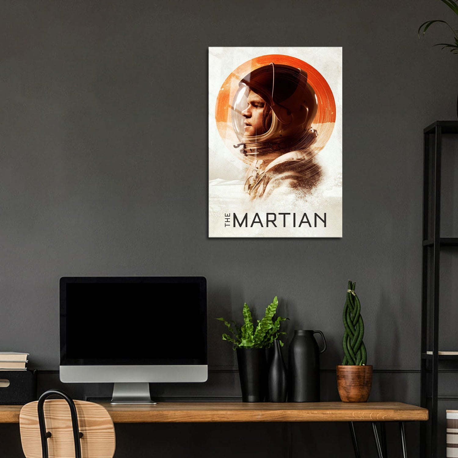 Flex Designs Metal Poster The Martian 5 x 7" Home Goods - Movie 2015 Movie Metal Poster