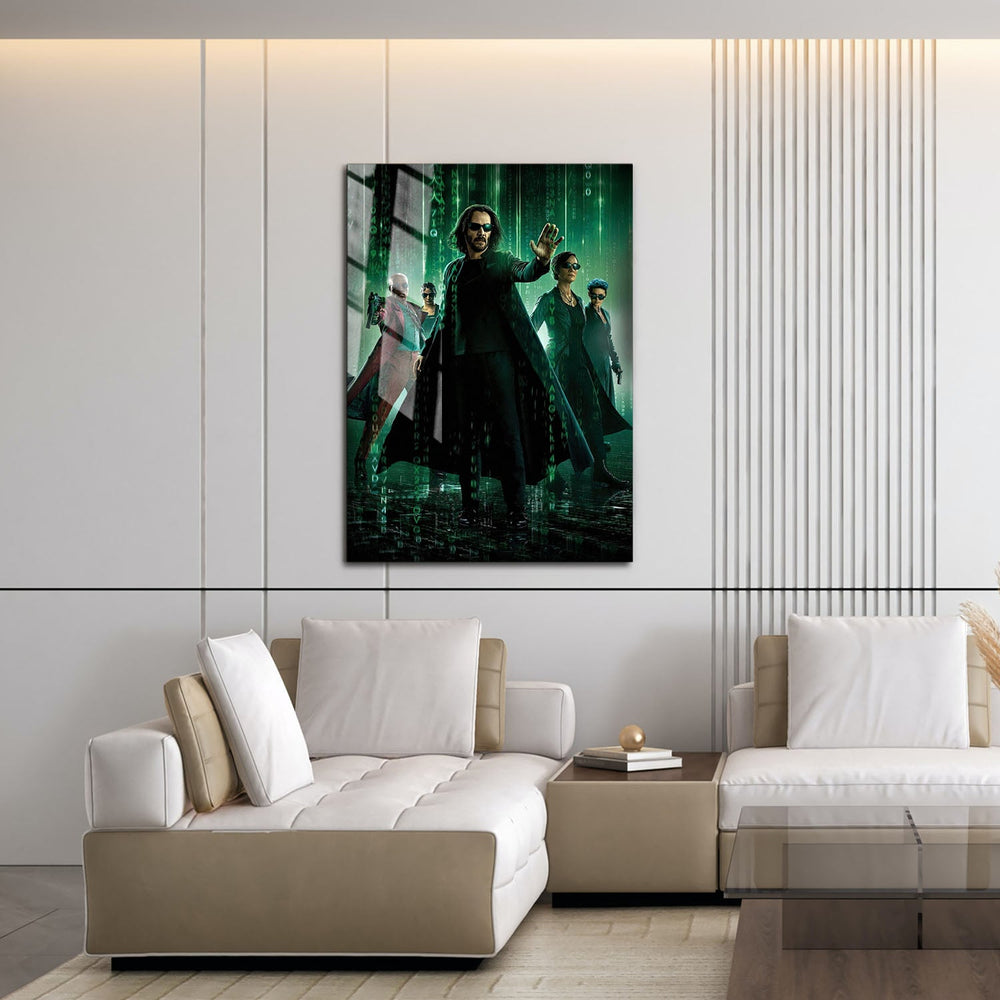 Flex Designs Metal Poster The Matrix Resurrections Key Art 16 x 24" Home Goods - Movie 2021 Movie Metal Poster