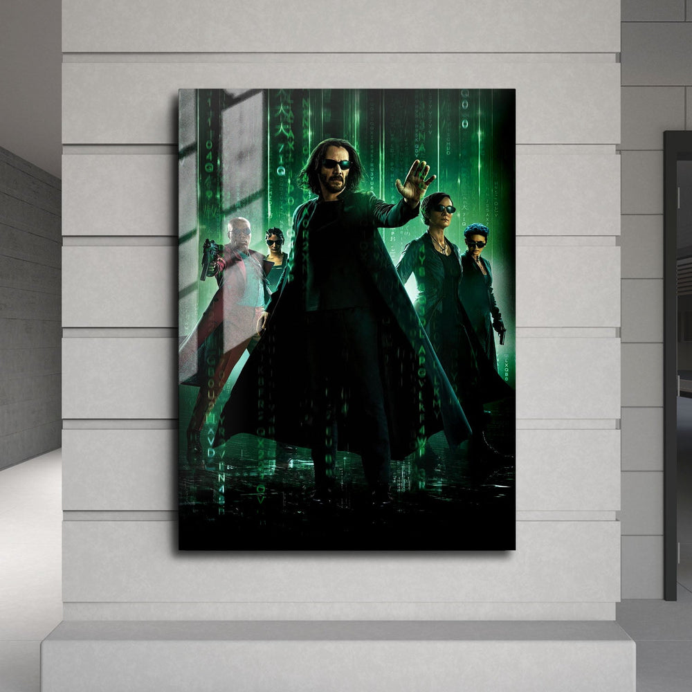 Flex Designs Metal Poster The Matrix Resurrections Key Art 24 x 36" Home Goods - Movie 2021 Movie Metal Poster