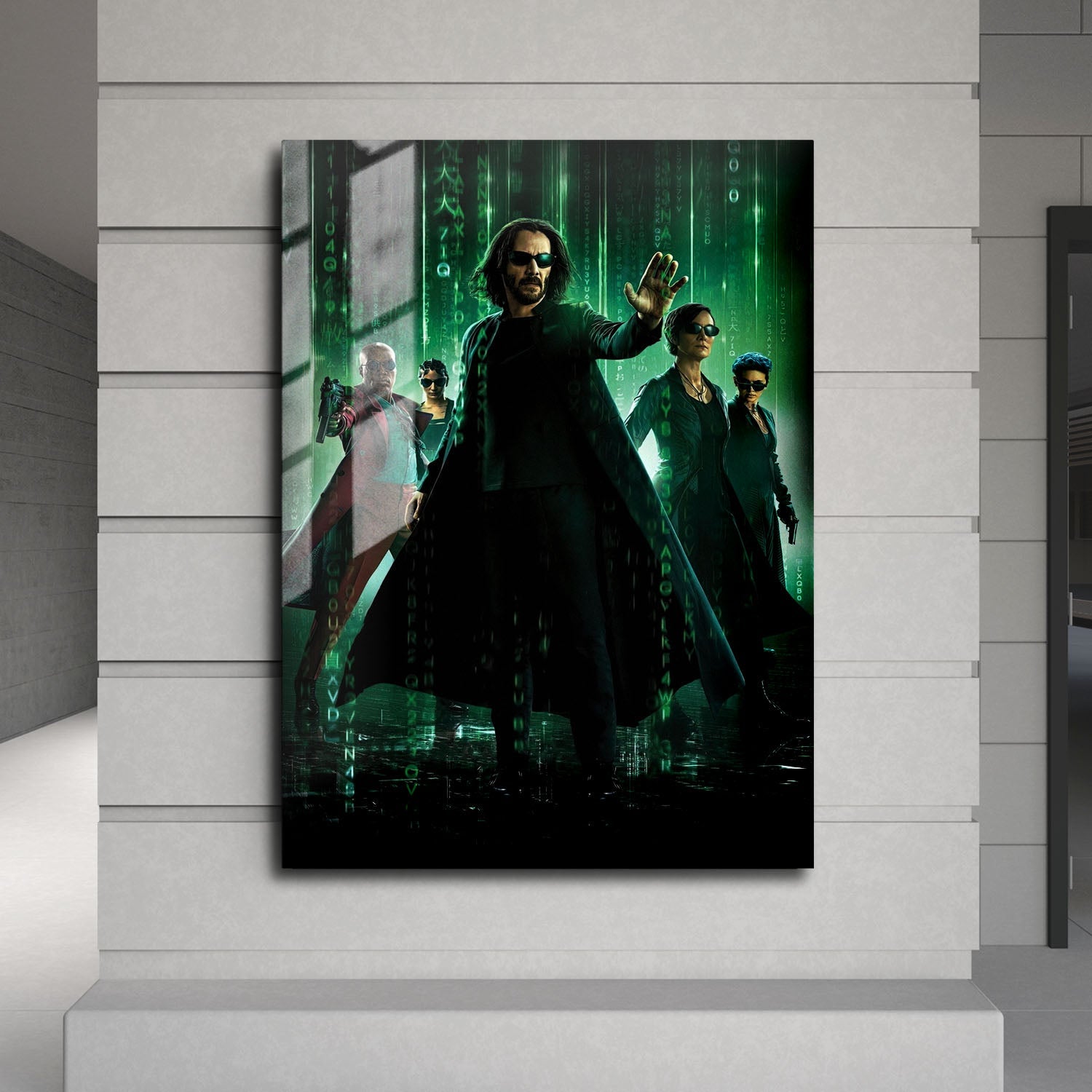 Flex Designs Metal Poster The Matrix Resurrections Key Art 24 x 36" Home Goods - Movie 2021 Movie Metal Poster
