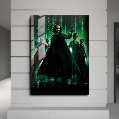 Flex Designs Metal Poster The Matrix Resurrections Key Art 24 x 36" Home Goods - Movie 2021 Movie Metal Poster
