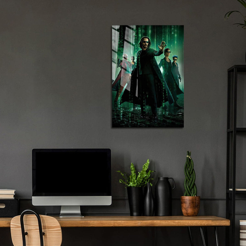 Flex Designs Metal Poster The Matrix Resurrections Key Art 5 x 7" Home Goods - Movie 2021 Movie Metal Poster