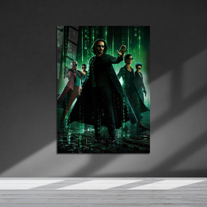 Flex Designs Metal Poster The Matrix Resurrections Key Art 5 x 7" Home Goods - Movie 2021 Movie Metal Poster