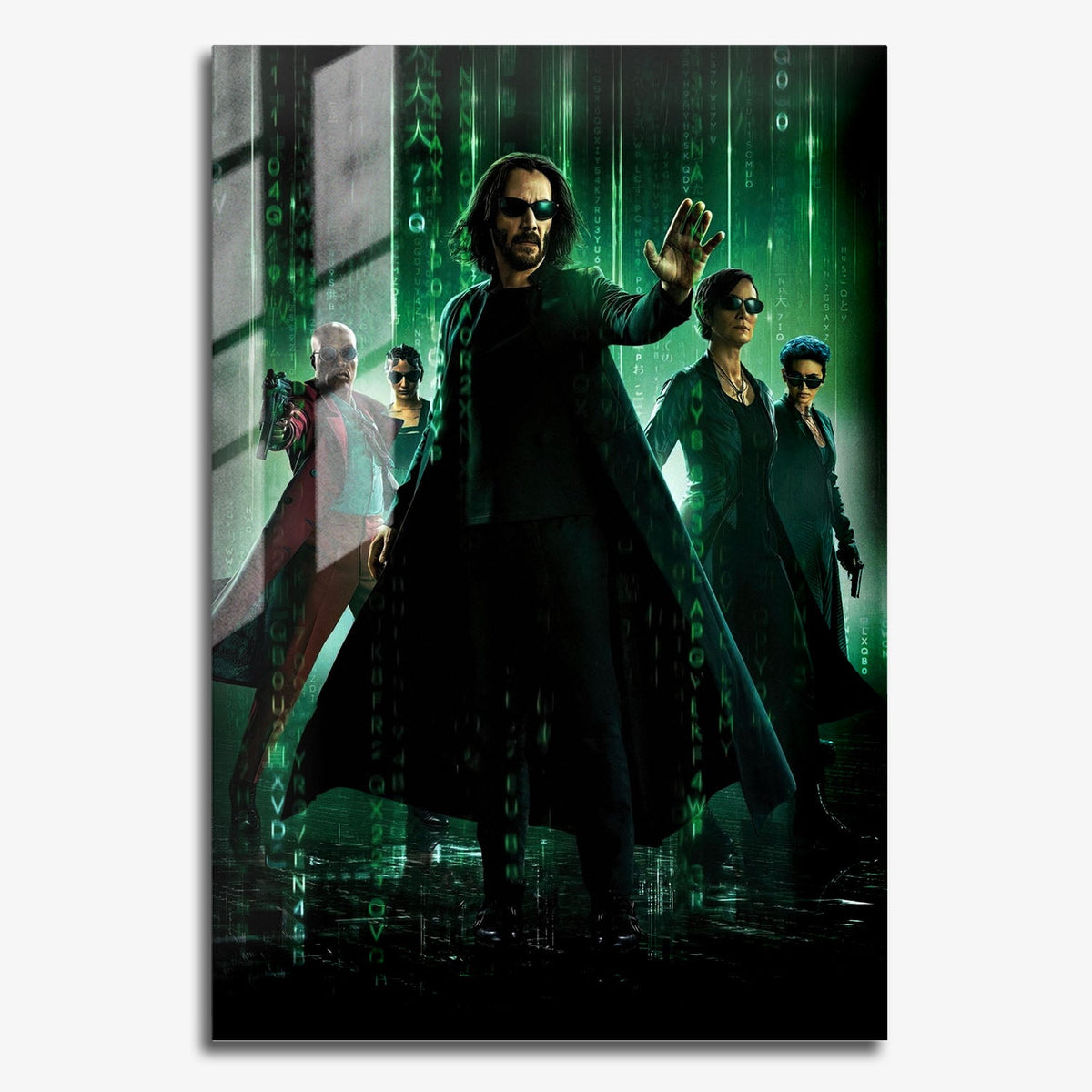Flex Designs Metal Poster The Matrix Resurrections Key Art 11 x 17" Home Goods - Movie 2021 Movie Metal Poster