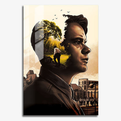 Flex Designs Metal Poster The Shawshank Redemption Key Art 11 x 17" Home Goods - Movie 1994 Movie Metal Poster