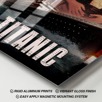 Flex Designs Metal Poster Titanic 11 x 17" Home Goods - Movie 1997 Movie Metal Poster