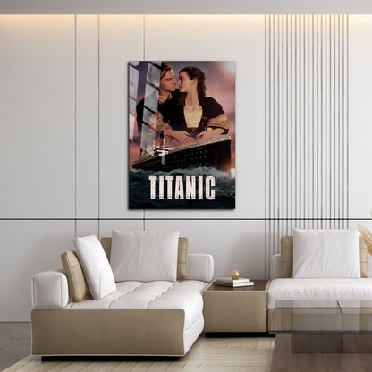 Flex Designs Metal Poster Titanic 16 x 24" Home Goods - Movie 1997 Movie Metal Poster