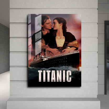 Flex Designs Metal Poster Titanic 24 x 36" Home Goods - Movie 1997 Movie Metal Poster