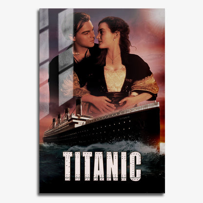Flex Designs Metal Poster Titanic 11 x 17" Home Goods - Movie 1997 Movie Metal Poster