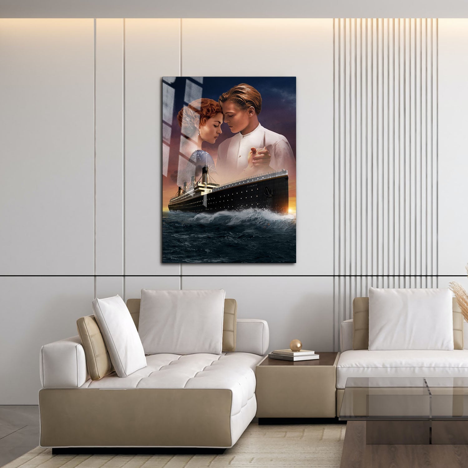 Flex Designs Metal Poster Titanic Key Art 16 x 24" Home Goods - Movie 1997 Movie Metal Poster