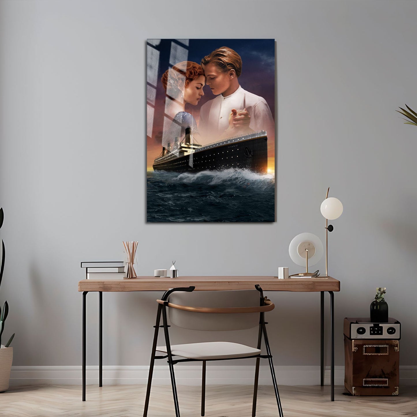 Flex Designs Metal Poster Titanic Key Art 24 x 36" Home Goods - Movie 1997 Movie Metal Poster