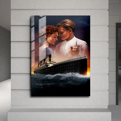 Flex Designs Metal Poster Titanic Key Art 24 x 36" Home Goods - Movie 1997 Movie Metal Poster