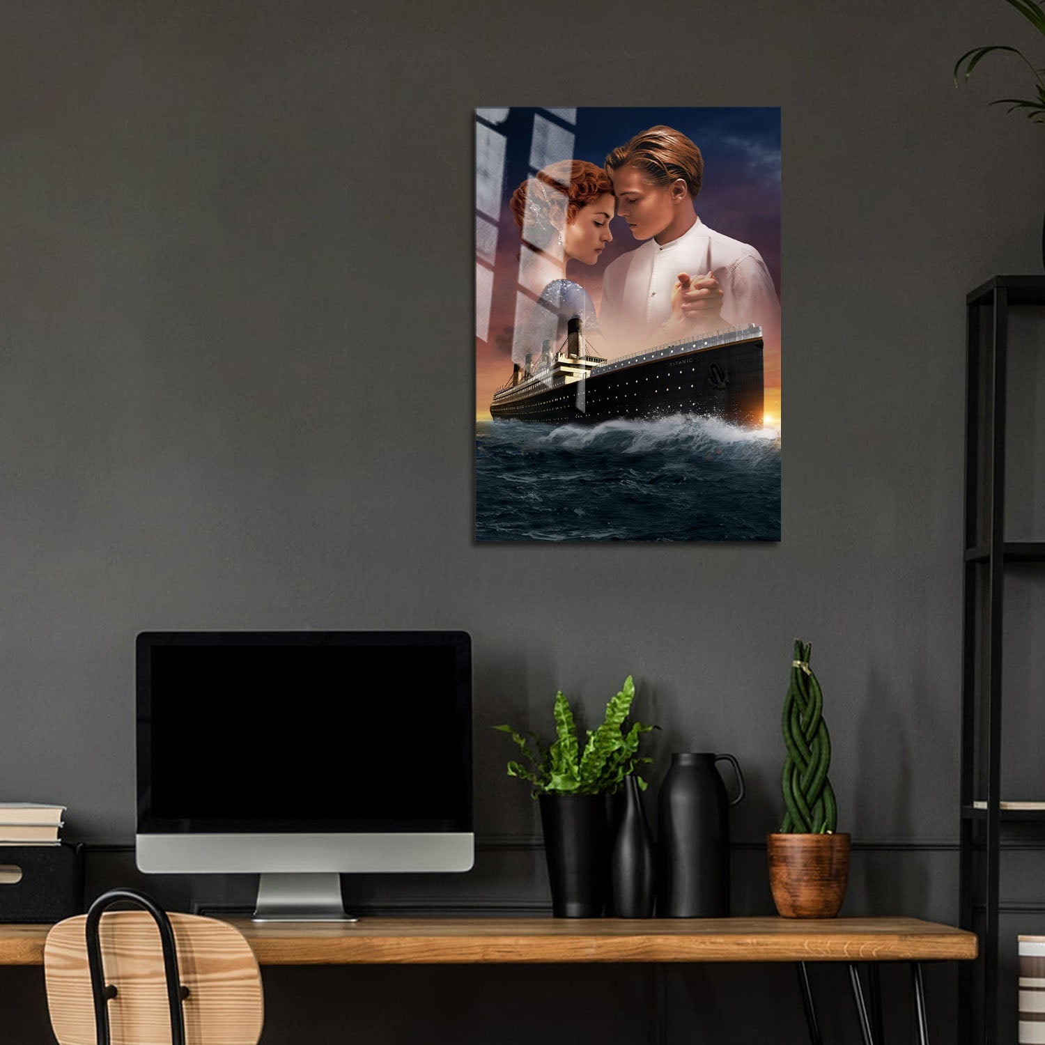 Flex Designs Metal Poster Titanic Key Art 5 x 7" Home Goods - Movie 1997 Movie Metal Poster
