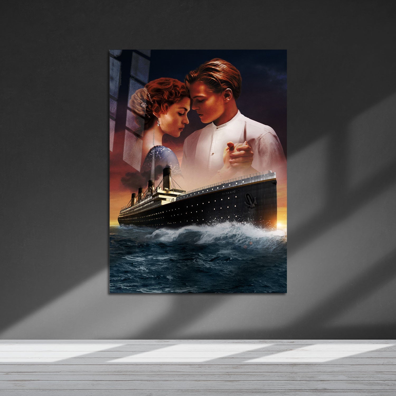 Flex Designs Metal Poster Titanic Key Art 5 x 7" Home Goods - Movie 1997 Movie Metal Poster