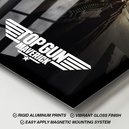 Flex Designs Metal Poster Top Gun Maverick Cinematic 11 x 17" Home Goods - Movie 2022 Movie Metal Poster