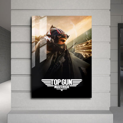Flex Designs Metal Poster Top Gun Maverick Cinematic 24 x 36" Home Goods - Movie 2022 Movie Metal Poster