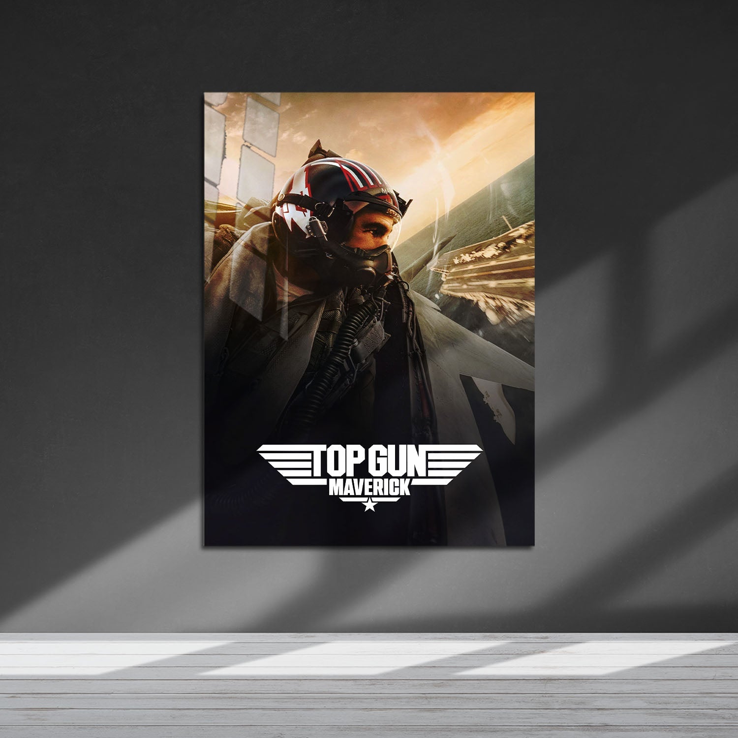 Flex Designs Metal Poster Top Gun Maverick Cinematic 5 x 7" Home Goods - Movie 2022 Movie Metal Poster