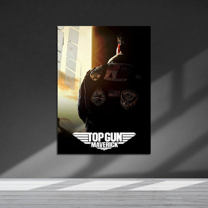 Flex Designs Metal Poster Top Gun Maverick Theatrical 5 x 7" Home Goods - Movie 2022 Movie Metal Poster