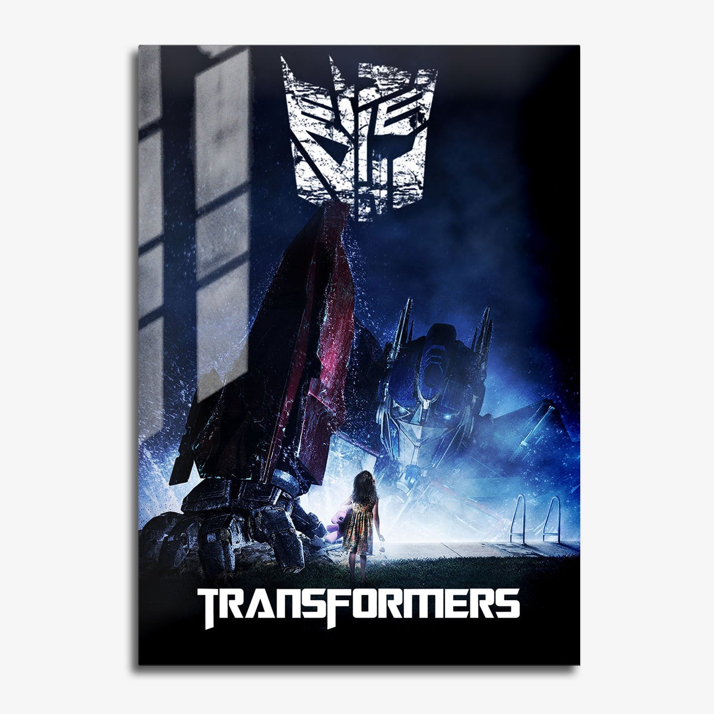Flex Designs Metal Poster Transformers 11 x 17" Home Goods - Movie 2007 Movie Metal Poster