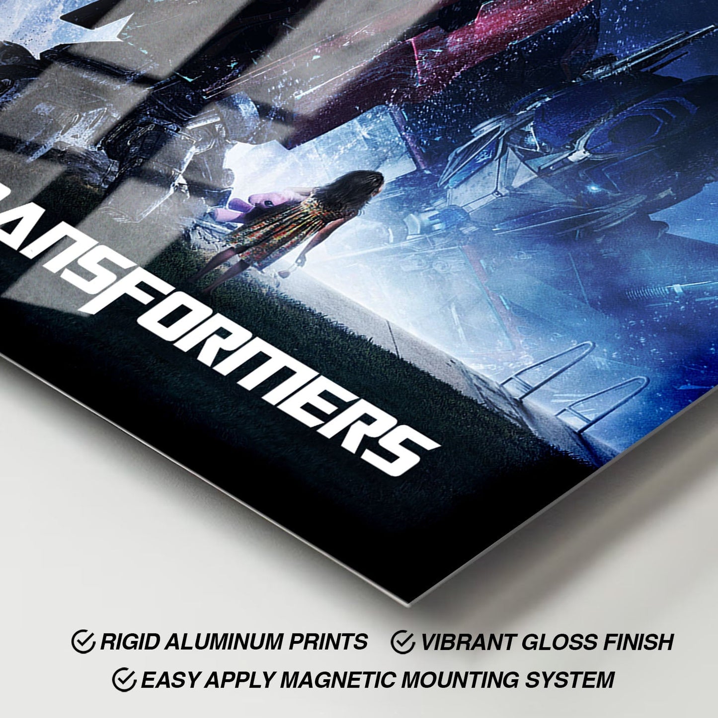Flex Designs Metal Poster Transformers 11 x 17" Home Goods - Movie 2007 Movie Metal Poster
