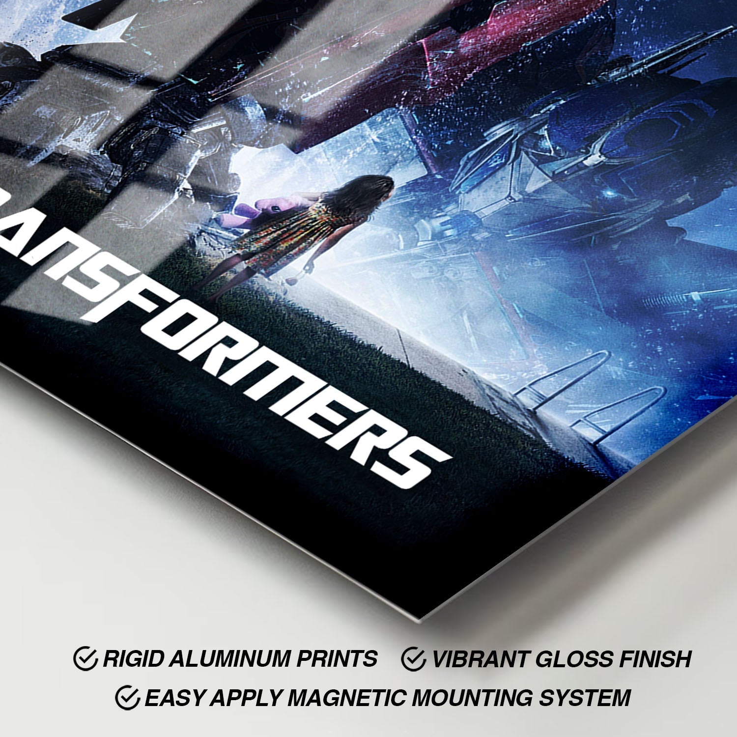 Flex Designs Metal Poster Transformers 11 x 17" Home Goods - Movie 2007 Movie Metal Poster