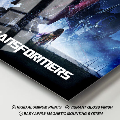 Flex Designs Metal Poster Transformers 11 x 17" Home Goods - Movie 2007 Movie Metal Poster