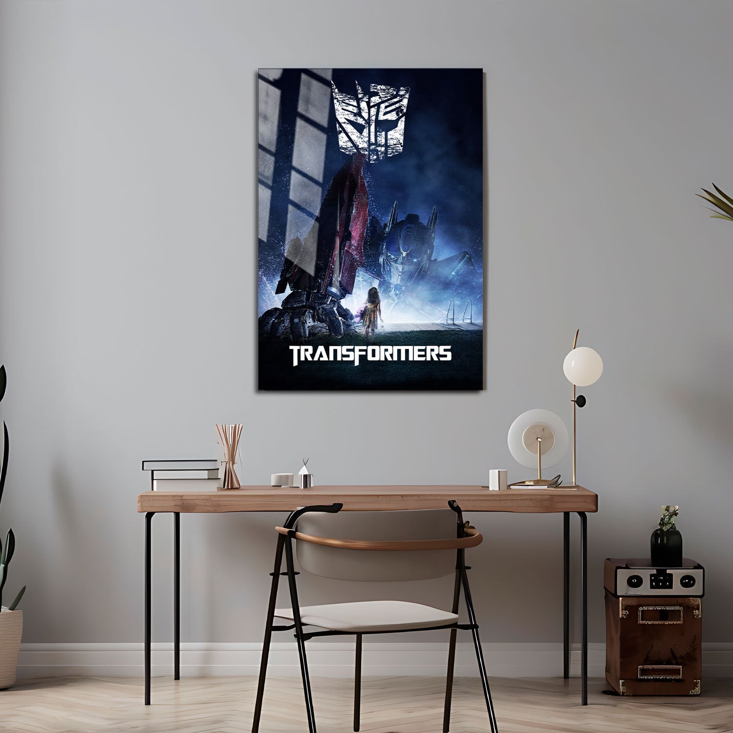 Flex Designs Metal Poster Transformers 24 x 36" Home Goods - Movie 2007 Movie Metal Poster