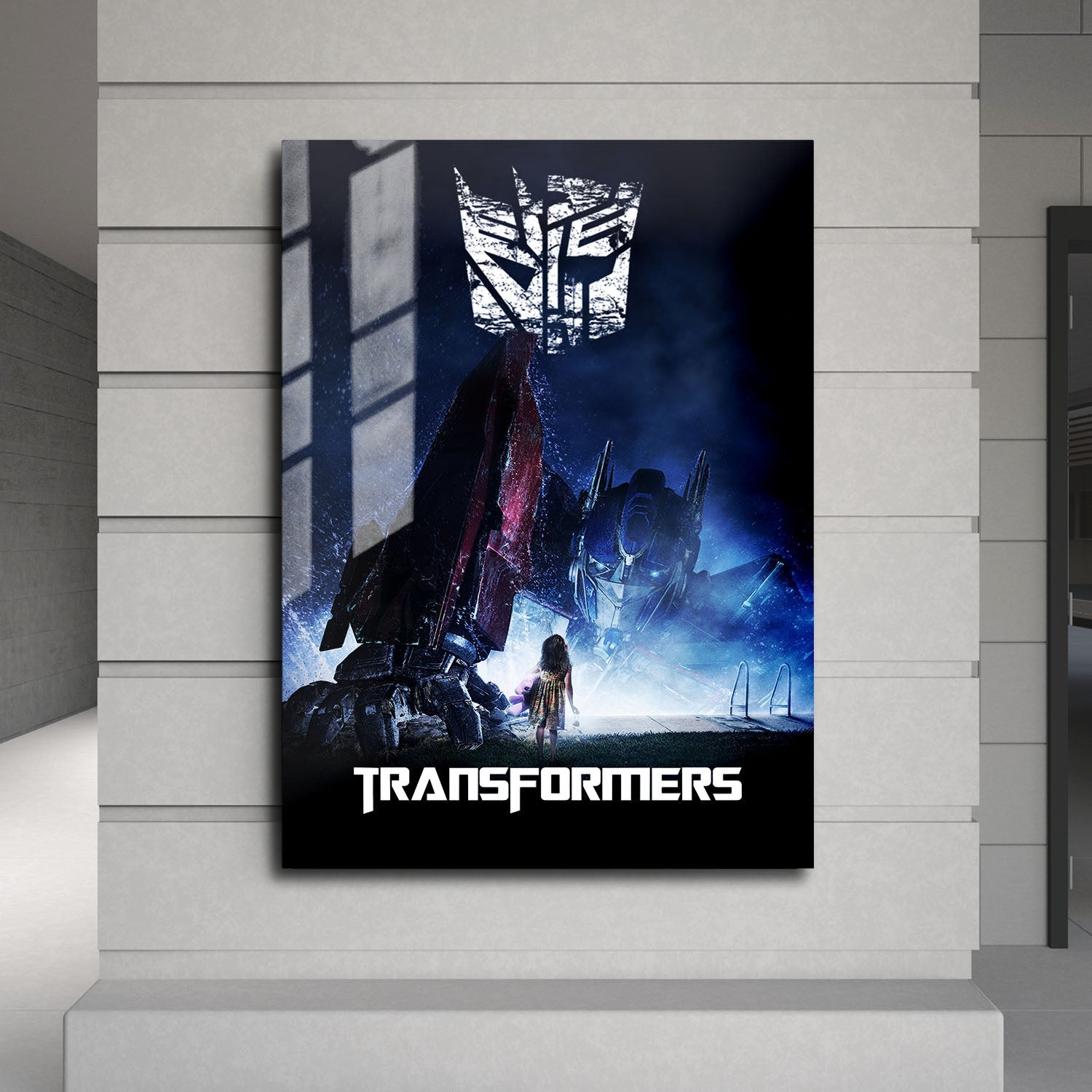 Flex Designs Metal Poster Transformers 24 x 36" Home Goods - Movie 2007 Movie Metal Poster