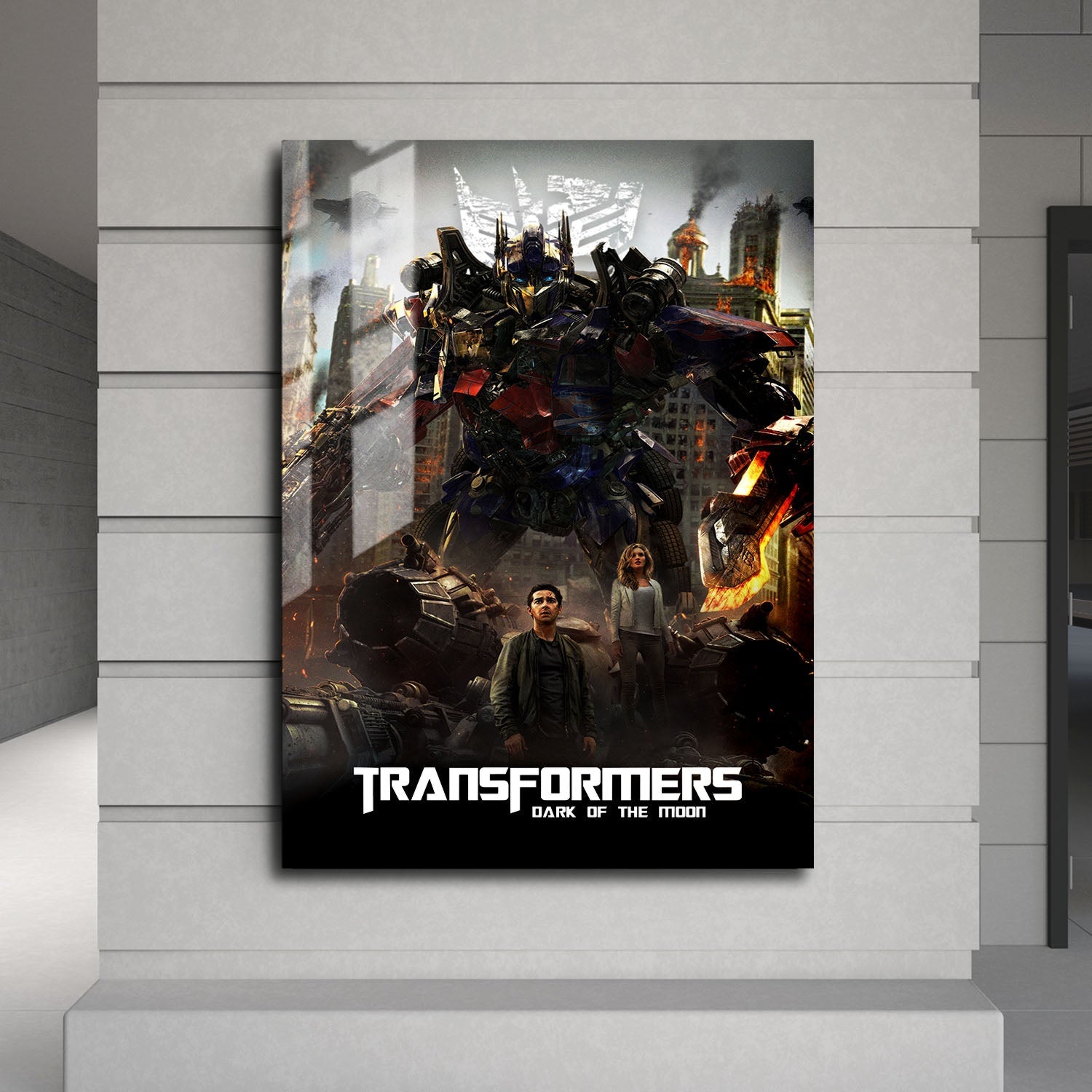 Flex Designs Metal Poster Transformers Dark of the Moon 24 x 36" Home Goods - Movie 2011 Movie Metal Poster