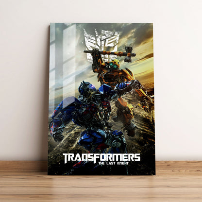 Transformers The Last Knight Movie Metal Poster